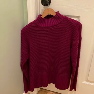 Apt.9, Large, Purple Turtleneck Sweater